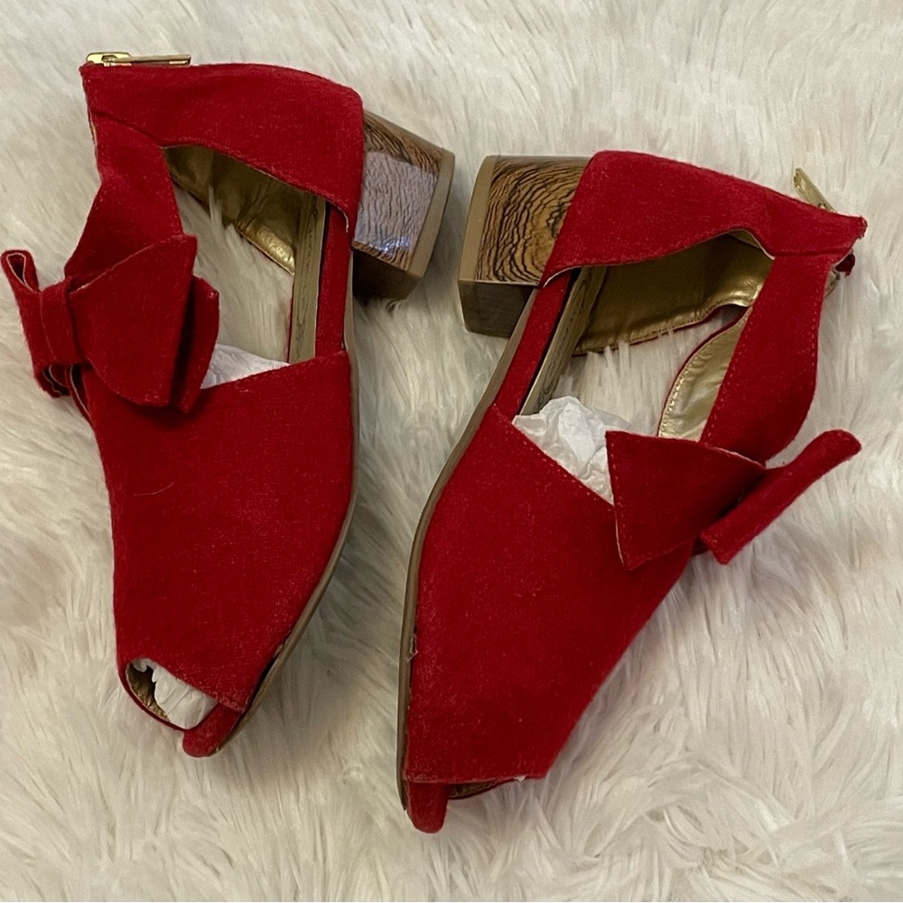 Joyfolie Sophie Crimson red shoes size 12 VGUC - Picture 5 of 6